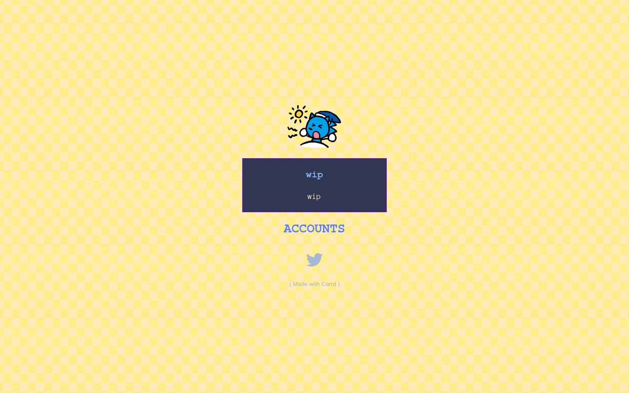 Carrd profile picture for @parrot